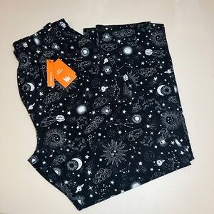 YoungLA Black Celestial Print Chinos